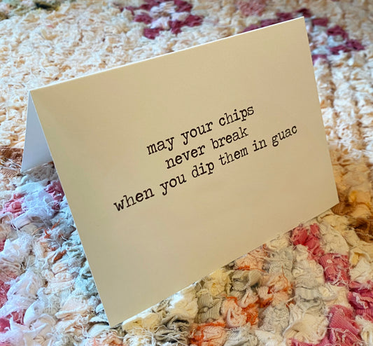 Chips Guac Card