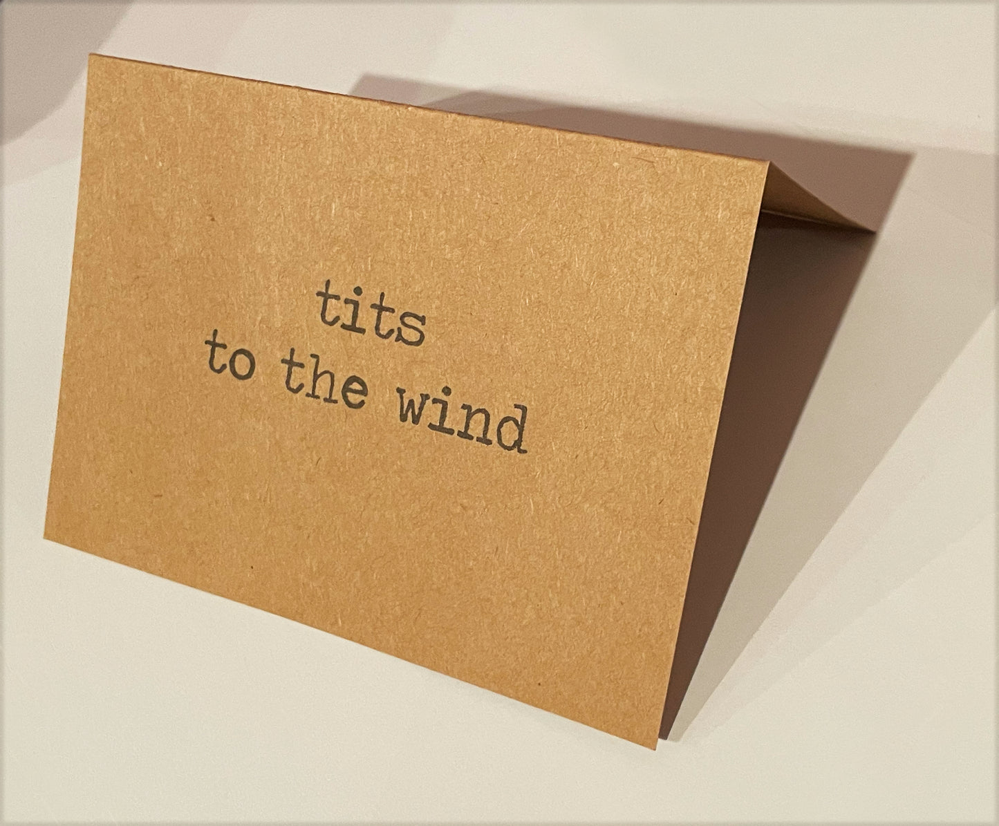 Tits To The Wind Card