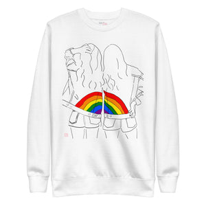 *** Unisex Premium Sweatshirt / Rainbow Sweatshirt / Pride / Lesbian Hoodie / Sweatshirt Christmas Gift