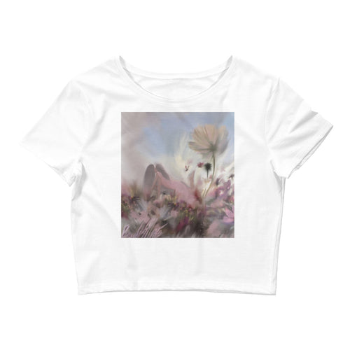 *** Women’s Crop Tee / Flower Garden Dream